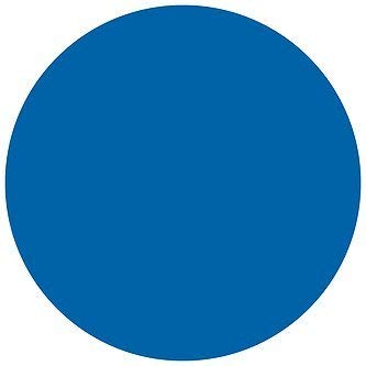 5S Location Marking Circle- (Various Sizes Available) Durable Circular Shaped Floor Marker by Graphical Warehouse- Vibrant Colors, Rounded Corners (25 Pack) (3.5", Blue) - color: Blue, size: 3.5"