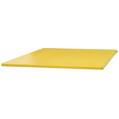 Winco 18" x 24" Yellow Heavy-Duty Plastic Cutting Board (Set of 6) - color: Yellow, size: 18" x 24" x 1/2"