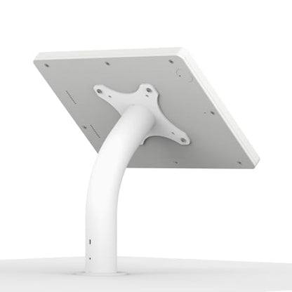VidaMount White Enclosure and Fixed Neck Wall/Table Surface Mount [Bundle] Compatible with iPad 10.2" (7th, 8th & 9th Gen) - color: White, size: iPad 10.2" (7th, 8th & 9th Gen)