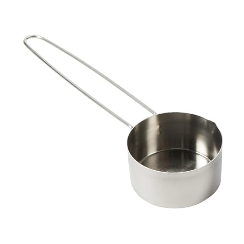 American Metalcraft MCL12 Stainless Steel Measuring Cup, 1/2-Cup - size: 1/2 Cup