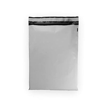 5 EcoSwift 12 x 16 White Large Poly Mailer Size #5 Self Sealing Envelopes Plastic Shipping Mailing Bags 12x16 1.7 mil