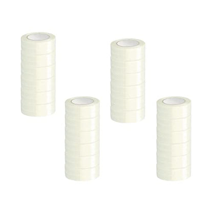 PSBM Filament Tape, 12 Rolls, 4 Mil Thick, 2 Inch Wide, 60 Yards Per Roll, Total 720 Yards, High Tensile Strength, Fiberglass Reinforced, Ideal for Bundling, Sealing, Palletizing & Securing - size: 2" - 2 Case, style: 105 lb/in