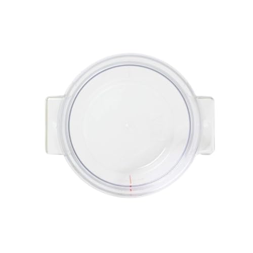 TrueCraftware- 1 Quart Round Food Storage Container Translucent Polypropylene- Commercial Reusable Food Container Canister with Measurement Markings for Meal Prep Pantry Kitchen - color: 1 Quart