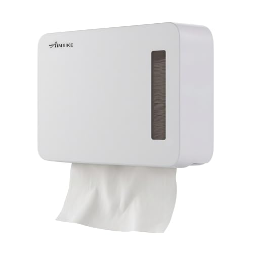 Commercial Paper Towel Dispenser, Wall Mount, 200 Sheets, White