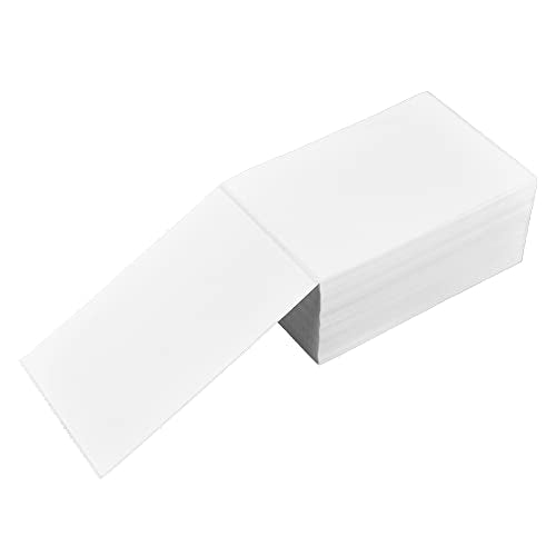 Arkscan SL500 Fan-Fold 4x6 Thermal Shipping Labels - 500 Labels/Pages per Stack, Fanfold Direct Thermal for Zebra, Rollo & Arkscan Printers