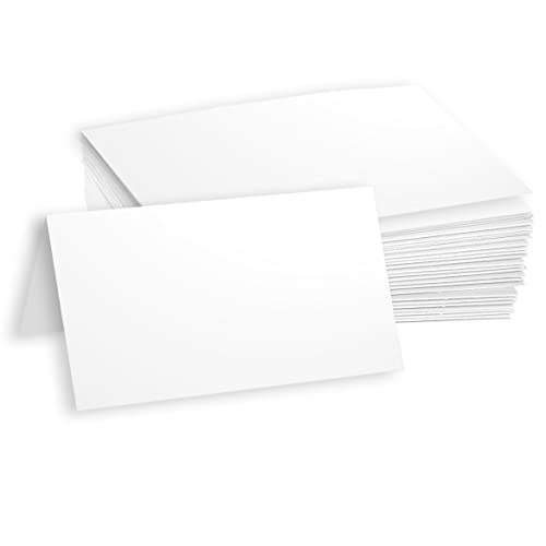 Hamilco White 100lb Cover Heavy 12x12 Pre-Scored Scrapbook Cardstock (25PK) - size: Size 6" x 12" - White