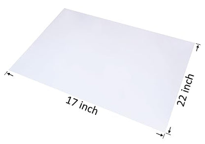 Wowfit 100 CT 17x22 1.1 Mil Large Clear Plastic Bags, Flat Open Poly - size: 17"x22"-100pcs
