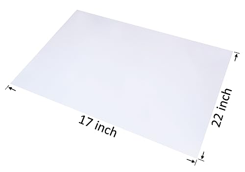 Wowfit 100 CT 17x22 1.1 Mil Large Clear Plastic Bags, Flat Open Poly - size: 17"x22"-100pcs