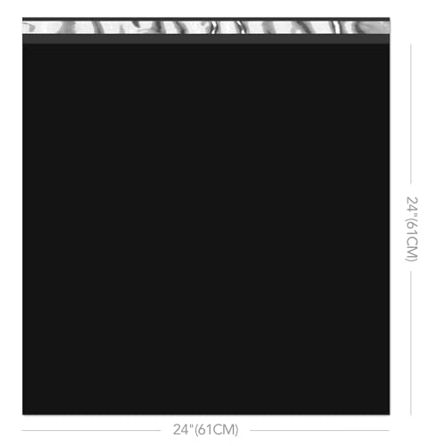 Metronic Poly Mailers 24x24 600PC Extra Large Shipping Bags for Business - color: Black, size: 24x24 600PC