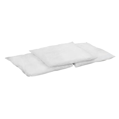 ENPAC Oil Only Absorbent Pillows; 40 Pack 10x10" Medium - Absorbs 3.6 qts/Pillow -Absorbs Oil, Grease, & Solvents, Repels Water - for Workshop, Warehouse, Garage, Automotive, & Kitchen - color: Oil, size: Medium