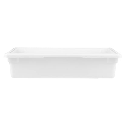 Restaurantware 26 x 18 x 6 In White Plastic Food Storage Box, 1 Count
