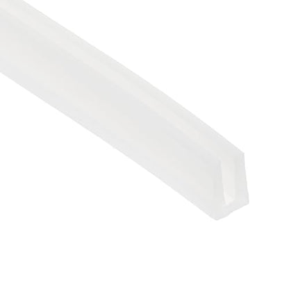 PATIKIL 13Ft U Channel Edging Trim 1/8" Slot Fits 3/32"-1/8" Edge - size: 13Ft Long,1/8" Slot,5/8"Wx1/8"Tx9/25"H