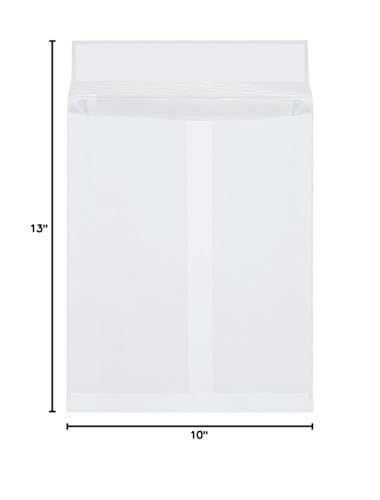 Expandable Envelope,10x13x1.5,Wht,100/CS