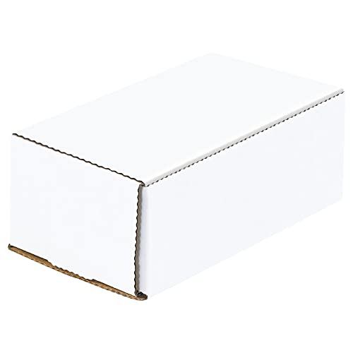 BOX USA BMRX4X 6 1/2"L x 3 5/8"W x 2 1/2"H, White (Pack of 50) - size: (057) 6 1/2" x 3 5/8" x 2 1/2", 50-Pack