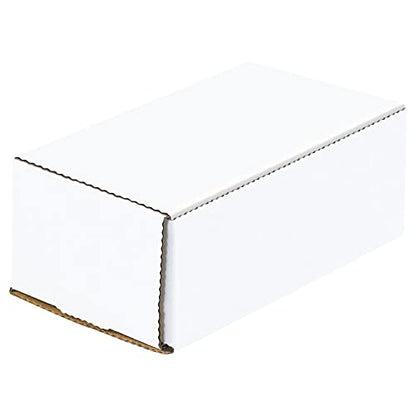 BOX USA BMRX4X 6 1/2"L x 3 5/8"W x 2 1/2"H, White (Pack of 50) - size: (057) 6 1/2" x 3 5/8" x 2 1/2", 50-Pack