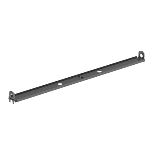 Lozier 4' W Gondola Heavy Duty Bottom Rail Q88 Silver Vein - color: Silver Vein, size: 4' W