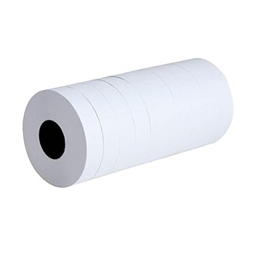 MX-6600 Price Labels, 1,6000 Blank Price Tag 2-line Pricing Gun Labels for Retail, Suitable for MX-6600, MX-6602, G6000, YH-689 and Many Other 2 Line Pricing Gun Labeling Machines (Not Include Gun