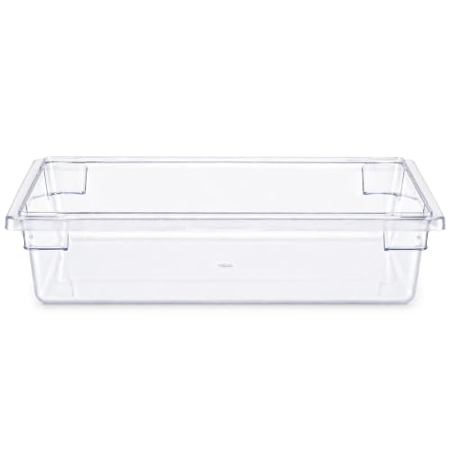 Winco 18" x 26" Clear Food Storage Box - size: 18" x 26", style: 6" Deep