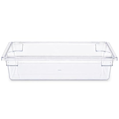 Winco 18" x 26" Clear Food Storage Box - size: 18" x 26", style: 6" Deep