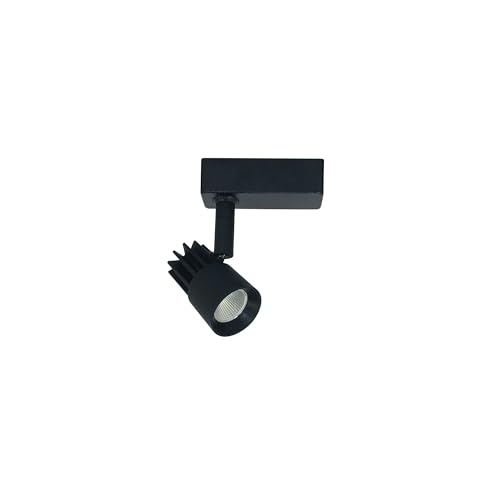 Nora Lighting NTE-850L930X10AB 10 watts 30K Aiden Spot & Flood Beam Spread LED Track Head, Black
