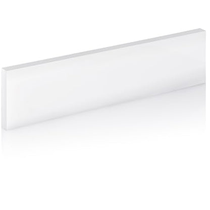 HDPE Plastic Block 1/2in White Plastic Block 12x3In Perfect for Diverse DIY Crafts Industrial Machining and Home Improvement Projects - color: White, size: 12x3x0.5In