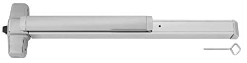 Von Duprin 98-EO-26D-3 Non Handed Rim Exit Only 3' Device, 26D - Satin Chrome Finish, Zinc; Steel