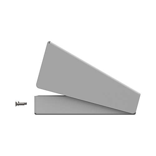 VidaMount Light Grey Enclosure and Fixed Tilted 15° Desk/Surface Mount [Bundle] Compatible with iPad Pro 10.5" & Air 3rd Gen - color: Light Grey, size: iPad Pro 10.5" & Air (3rd Gen)