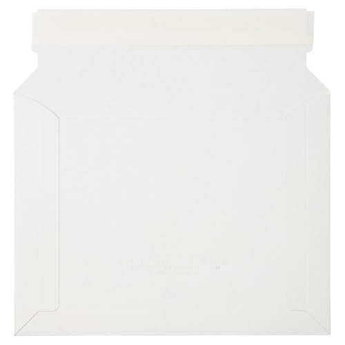 LUXPaper Conformer Mailers | Tear String Opener | Peel & Press | 7 3/8" x 9 5/8" | White | 14pt. Kraft | 10 Qty