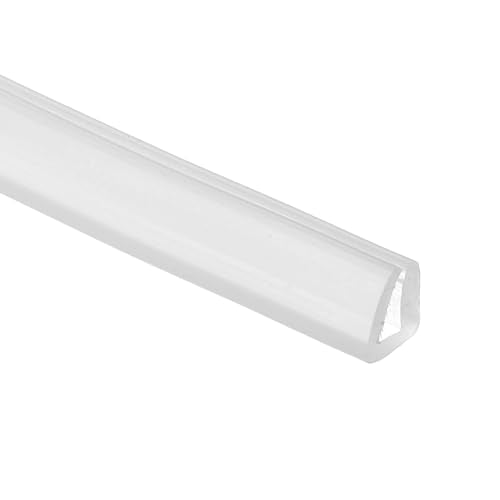 PATIKIL 13Ft U Channel Edging Trim 1/8" Slot Fits 3/32"-1/8" Edge - size: 13Ft Long,1/8" Slot,15/32"Wx5/64"Tx9/32"H