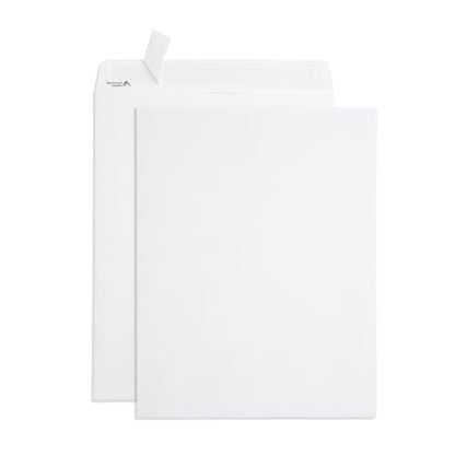 Blue Summit Supplies 50 12" x 16" Catalog Envelopes, Self Seal, White - size: 12 x 16