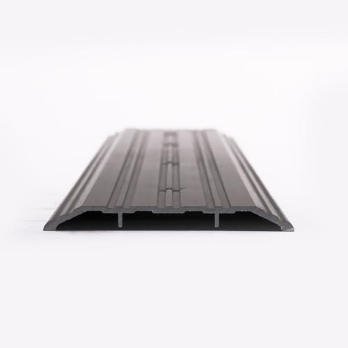 Aluminum Thresholds Extra Width 5"-6"-7"-8" Inch - Residential/Commercial use. Saddle/Handicap Easy Installing and Accessible/Fireproof Rated high-Quality (6"x36") - size: 6"x36"