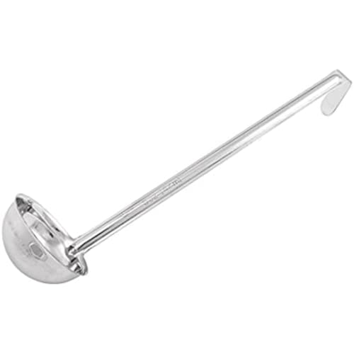Winco 1/2 oz Red Prime Stainless Steel Ladle Listed - color: Stainless, size: 1/2 Ounce, style: Prime