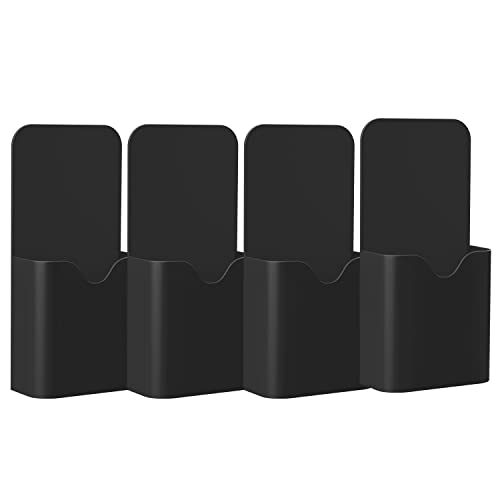 MoKo Magnetic Pen Holder, 4-Pack, Whiteboard Organizer, Black - color: Black-4 Pack