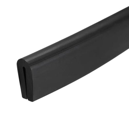 PATIKIL U Channel Rubber Edge Trim 8.2Ft Long for 1/64"–3/64" Thick Edge - size: 8.2Ft L x 5/32" W, 3/64" Slot