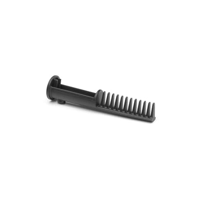 Brabantia Dustpan and Brush Set - Dark Gray | Dust Pan and Brush with Comb | Click-Together Storage | Effective Sweep Up | Space-Saving Cleaning Tool | Hand Brush & Pan | 13 x 3.5 x 9.4 in
