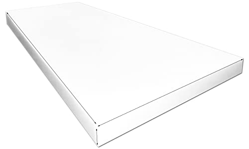 FoamTouch Upholstery Foam Cushion High Density 3'' Height x 12'' Width x 24'' Length Made in USA - size: 3x12x24