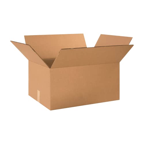 BOX USA Double Wall Shipping Boxes Large 24"L x 18"W x 12"H 10-Pack - Corrugated Cardboard Box for Moving, Mailing, Packing, Packaging and Storage - style: Double Wall