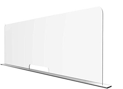 Elegant & Professional Sneeze Guard Shield, Most Effective, Grocery Checkout Counter, Various Sizes (36 inches Wide X 20 inches Tall) - size: 36 inches wide X 20 inches tall