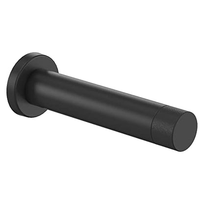 National Hardware Cooper Door Stop, 3", Aluminum, Matte Black - color: Matte Black with Matte Black Tip