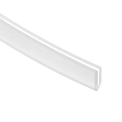 PATIKIL 13Ft U Channel Edging Trim 1/64" Slot Fits 1/256"-1/16" Edge - size: 13Ft Long,1/64" Slot,25/64"Wx5/64"Tx11/64"H