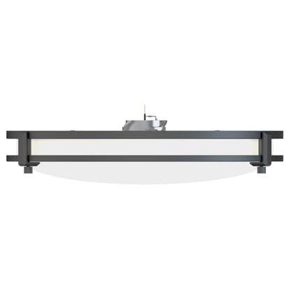 Juno Saturn Flush Mount Ceiling Light with Switchable Color Temperature (2700K-5000K), 13-Inch, Matte Black - color: Matte Black, size: 13-Inch