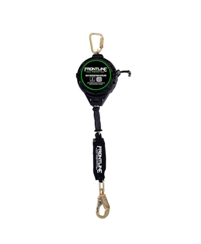 Frontline RPGCLE30' Leading Edge Cable SRL with Carry Handle & Tagline | Durable Thermoplastic Housing | Ergonomic Design | High Strength Components | ANSI & OSHA Compliant (1 Pack) - size: 30'