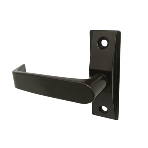 elox Storefront Lock Type Deadlatch Extended Version Lever Handle for Adams Rite Narrow Stile Lock Bronze Duronodic Color (Right Hand) - color: DU, style: Right Hand