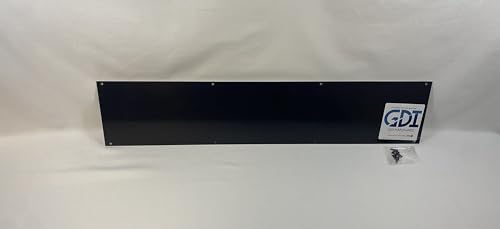 GDI Hardware - Metal Aluminum Kick Plate - 3/64-inch Thick - Choose The Height and Width for Your Door (Duro Coated/Dark Brown, 6" X 34") - color: Duro Coated/Dark Brown, size: 6" X 34"