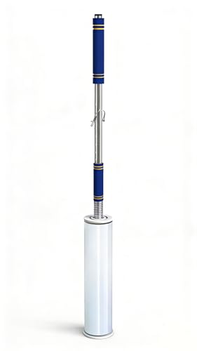 Heavy Duty Stretch Film Dispenser Pole Holder - 48"Long Reaching Industrial Handle for Stretch Wrapping - Fits Rolls 2" to 3" Diamater Cores & Lengths from 12" to 24" - Pallet Wrap (48-inch)