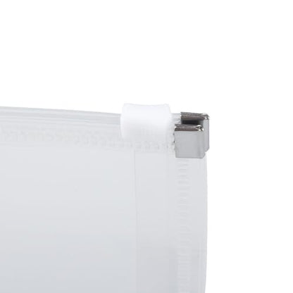 JAM PAPER Plastic Envelopes with Zip Closure - #10 Booklet Wallet - 5 x 10 - Clear - 3/pack - color: Clear, size: #10 Business Size - 3 Pack