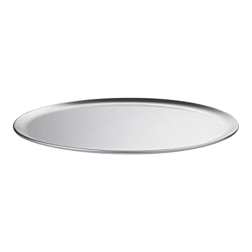 Restaurantware Met Lux 12 Inch Commercial Pizza Pan 1 Coupe Style Pizza Cooking Tray - Heavy-Duty 18-Gauge Aluminum Round Baking Tray Oven-Baking For Pizzas & More - size: 12"
