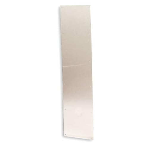 Door Protection Plate, 10Hx30W, Aluminum