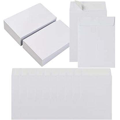 100 Pack Seed Envelopes Self-Adhesive, 3 1/4 x 4 1/2 inches, White - color: White