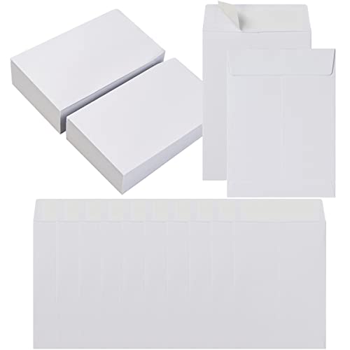 100 Pack Seed Envelopes Self-Adhesive, 3 1/4 x 4 1/2 inches, White - color: White